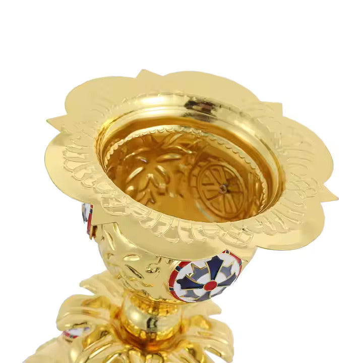 Enameled Candle Stick Holder