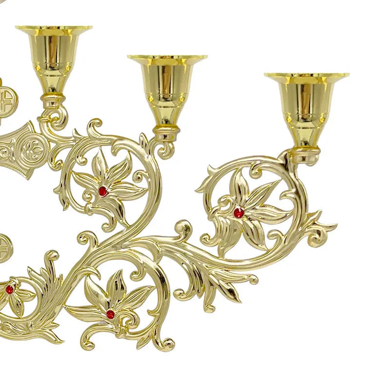 Orthodox Enameled Long Candle stand