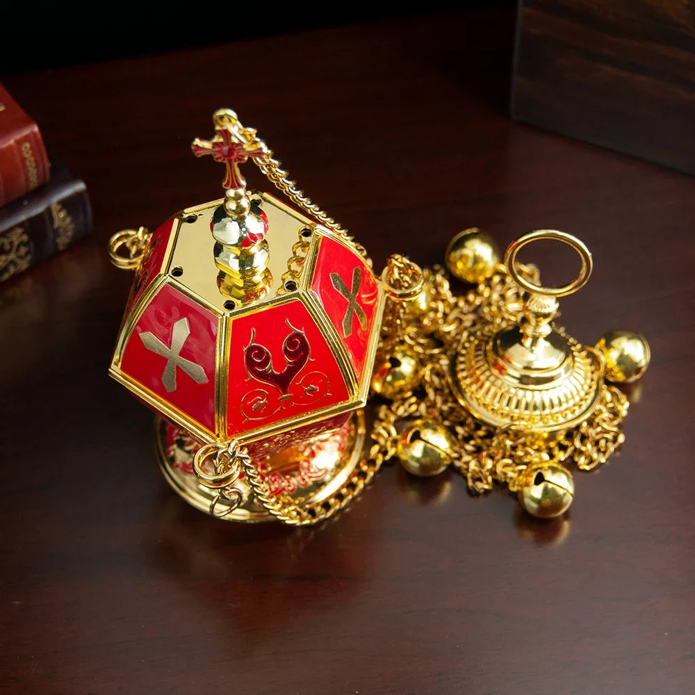 Red Orthodox Censer