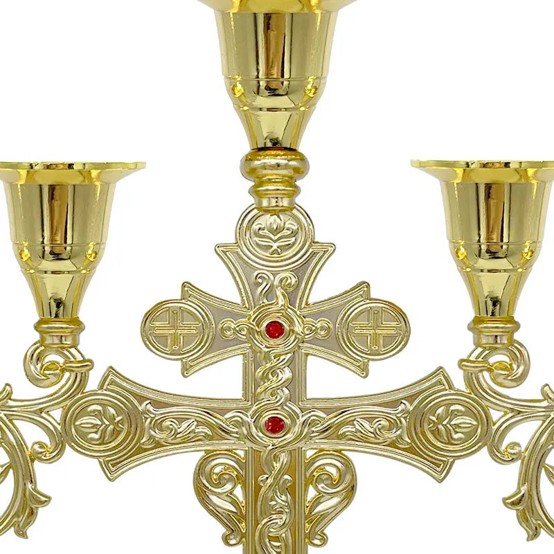 Orthodox Enameled Long Candle stand