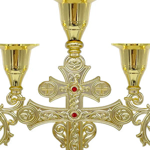 Orthodox Enameled Long Candle stand