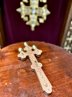 Load image into Gallery viewer, 3 Candles Wood Cross
