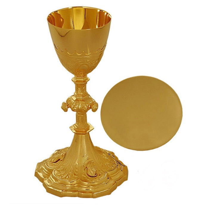 Catholic Chalice and Paten Set