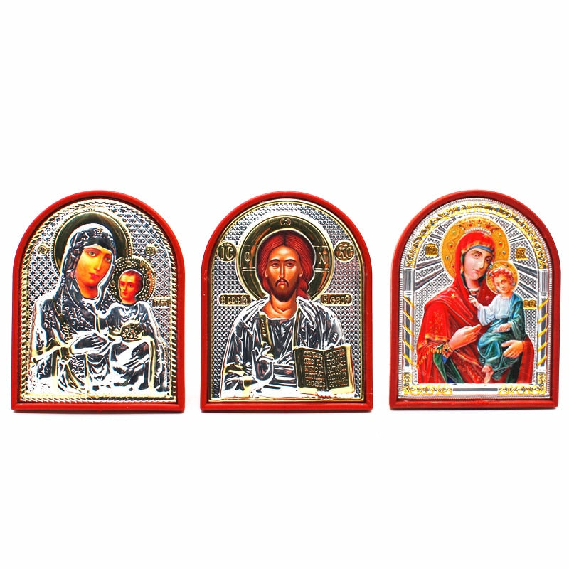 Orthodox Desk Icon - Silver